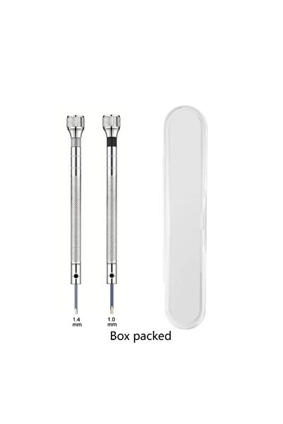 choice2 2pcs-box 0.8-1.6mm Steel Screwdriver for Watch Repairing Portable Wat...