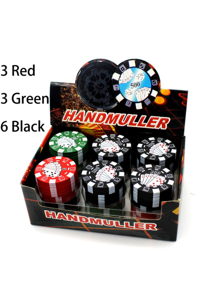 Choice1 12pcs Display Herb Cutter Grinder Metal Plastic Cigarette Accessories...