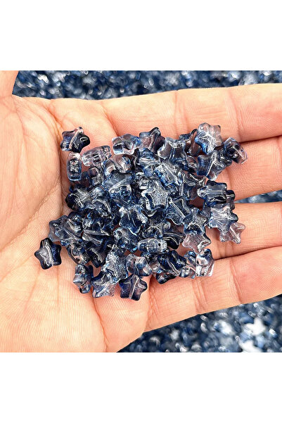 Choice9 30 قطعة من خرز النجوم الخماسية اللون AB مقاس 8 مم، خرز زجاجي تشيكي سا...