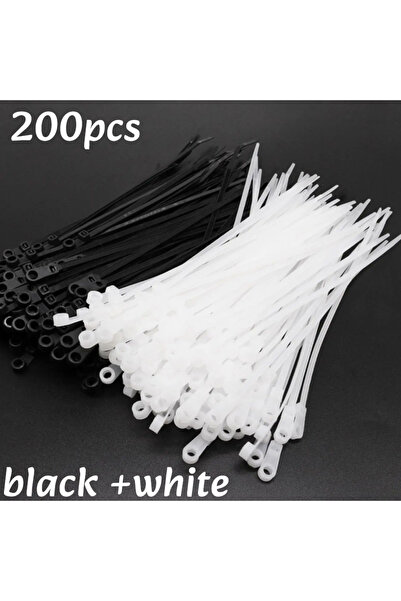 Choice4 ربطات كابلات نايلون ثنائية اللون، 200 قطعة أو 100-500 قطعة، مزودة بفت...