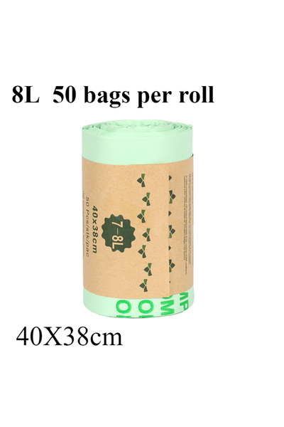 choice2 Biodegradable Garbage bags 8L 50 bags per roll 50PCS 6/8/10/30L Biode...
