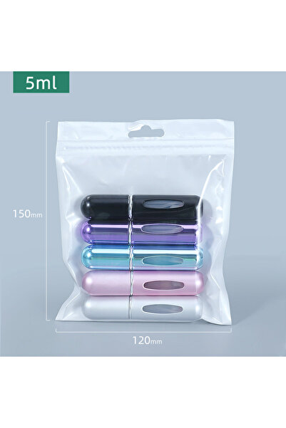 choice2 5 قطع 5 مل بدون حقيبة 5 قطع بخاخ عطر قابل لإعادة التعبئة 8 مل 5 مل زج...