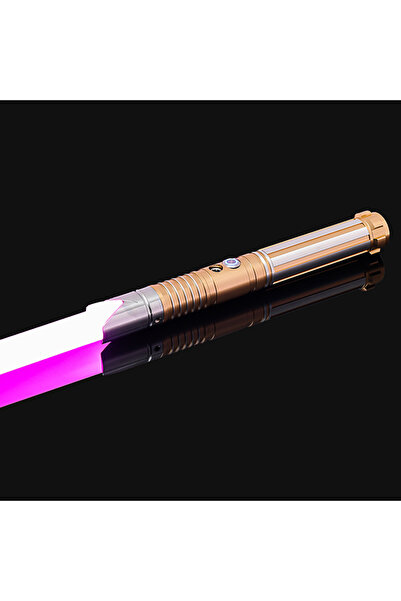 Choice5 سيف ضوئي من النوع 9 ذهبي RGB لوك، سيف ليزر معدني وامض، ألعاب تنكرية، ...