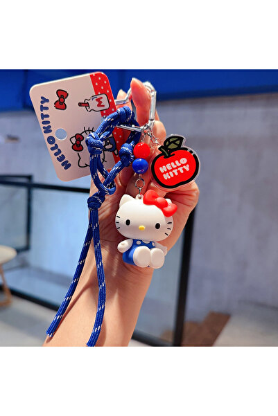 choice2 سلسلة مفاتيح سانريو هيلو كيتي حقيبة ، لعبة دمية قطة كرتونية، سلسلة مف...