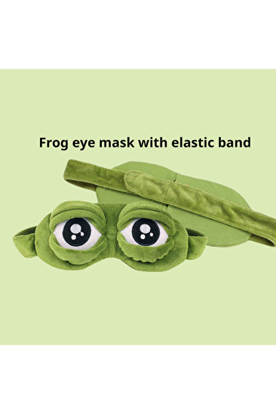 Choice3 مجموعة 1 النوع أ قناع نوم ثلاثي الأبعاد على شكل ضفدع لطيف ومضحك، غطاء...