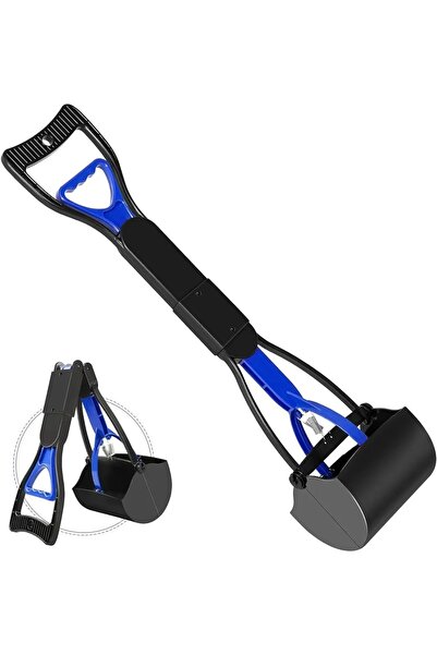 Choice3 Blue Dog Poop Grabber Pooper Scooper Long Handle Large Folding Design...