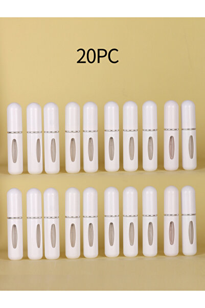 Choice عبوة بلاستيكية سعة 5 مل، 20 قطعة، لون أبيض، بيع بالجملة، 10/20/50 قطعة...