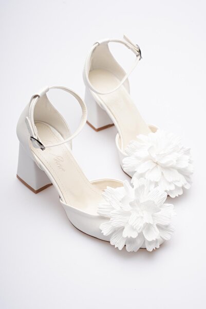 Egepass İkram Women's Heel-Style Bridal Shoes Heel Height 6 cm