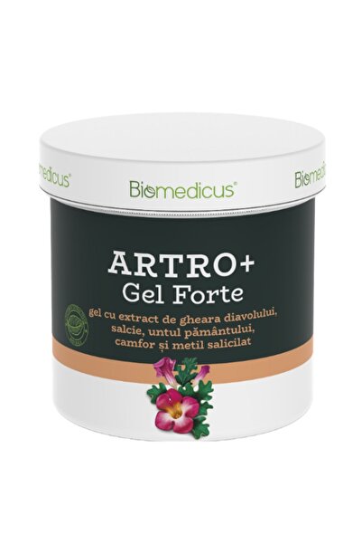 biomedicus Gel de masaj ARTRO Plus Forte cu Gheara Diavolului, Salcie și Camf...