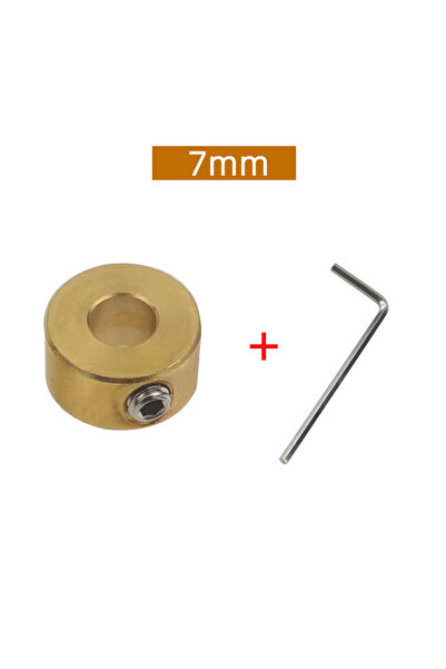 Choice10 أدوات مثقاب 7 مم (3-12 مم) - حلقات تحديد عمق نحاسية مع مفتاح سداسي ل...