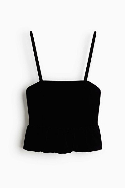 H&M Bubble-hem strappy top