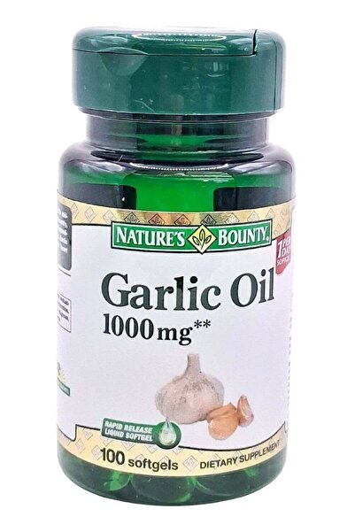 Natures Bountyy زيت الثوم من ناتشرز بونوتي 1000 ملغ 100 قرص