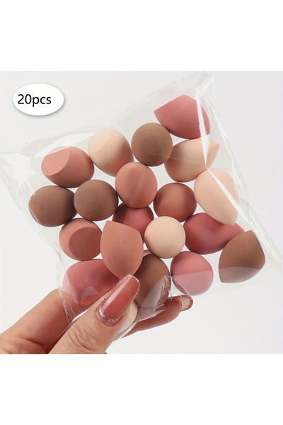 Choice1 20 قطعة - XFP-MIX4، 20/50/100 قطعة من إسفنجات المكياج الصغيرة - خالية...