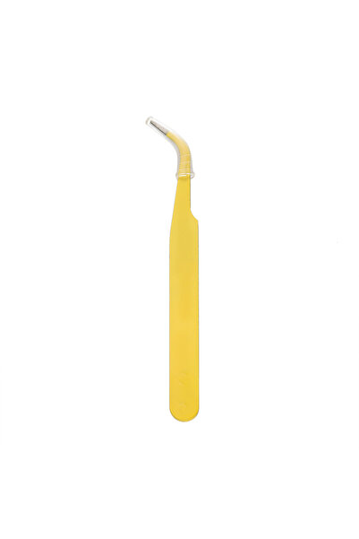 Choice6 Light yellow 01 1pcs Colorful Tweezers Repair Tools Beads Nail Art Rh...
