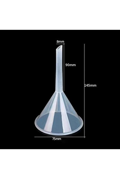 Choice1 75mm 1/3Pcs Clear Plastic Funnel Set Practical Filling Tool Kitchen F...