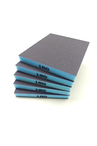 Choice6 ٥ قطع من إسفنج الصنفرة بدرجة خشونة ١٨٠، ٥/٦ قطع من إسفنج الصنفرة، خشن...