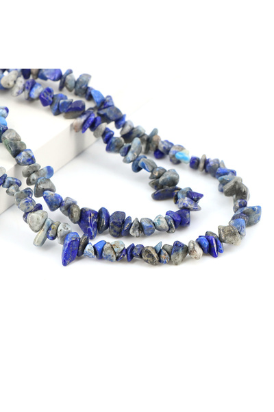 Choice68 32 inches (5-8mm) Lapis Lazuli 3-5mm/5-8mm Natural Garnet Amethyst A...