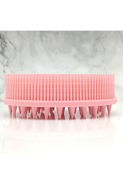 choice2 فرشاة جسم سيليكون وردية اللون، إسفنجة استحمام للأطفال، غسول للجسم، من...