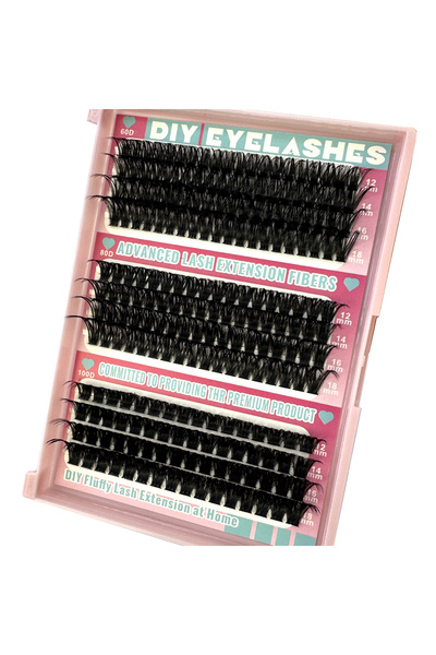 Choice3 مزيج 0.07 مم D، 12 صفًا، 60D/80D/100D، مجموعات رموش جديدة 60D/80D/100...