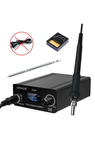Choice1 محطة لحام LCD-1 T12 بشاشة LCD/LED، مكواة لحام ذكية 75 واط، نطاق درجة ...
