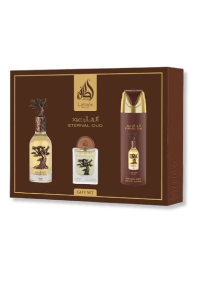 lattafa pride Eternal Oud Pride Gift Set, EDP and Perfumed Spray