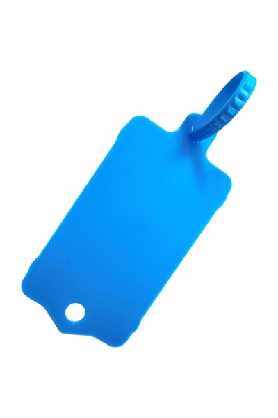 Choice13 100pcs blue 50/100Pcs Reusable Plastic Tags Hang Tag Waterproof Labe...