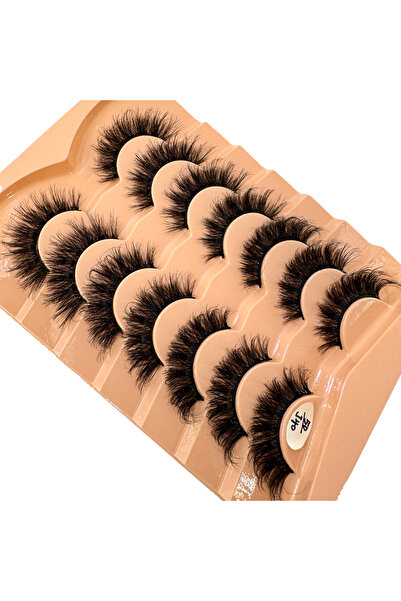 Choice3 7 أزواج رموش صناعية من المنك، مظهر طبيعي كثيف، رموش صناعية كثيفة وناعمة