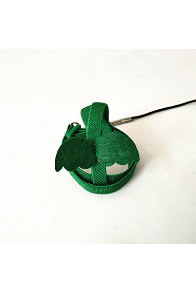 Choice12 طقم طوق طيران للببغاء الأخضر، يتضمن مقودًا وحزامًا، وإكسسوارات للماك...