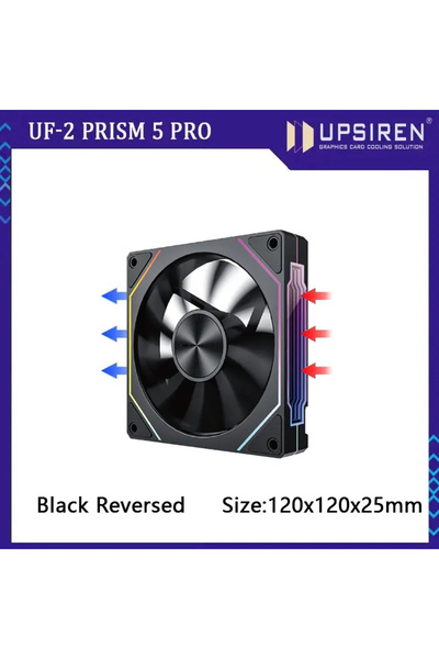 Choice3 A-RGB Other BLACK REVERSED UPSIREN UF-2 PRISM 5 PRO Computer Chassis ...