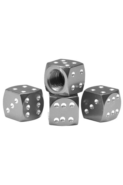 Choice9 أغطية صمامات رمادية من سبائك الألومنيوم للسيارات والدراجات النارية وا...