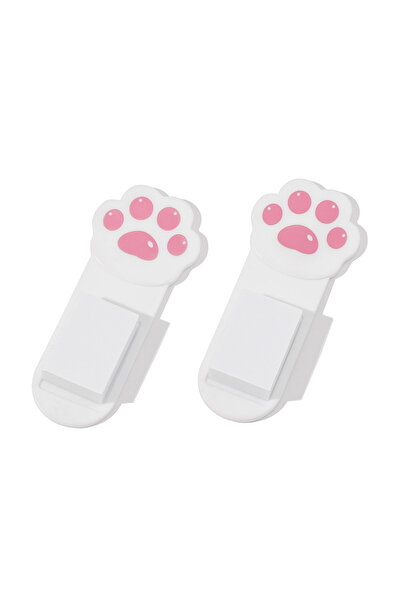 choice2 مقبض مرحاض أبيض (قطعتان) بتصميم كرتوني لطيف، أداة مبتكرة لإزالة غطاء ...