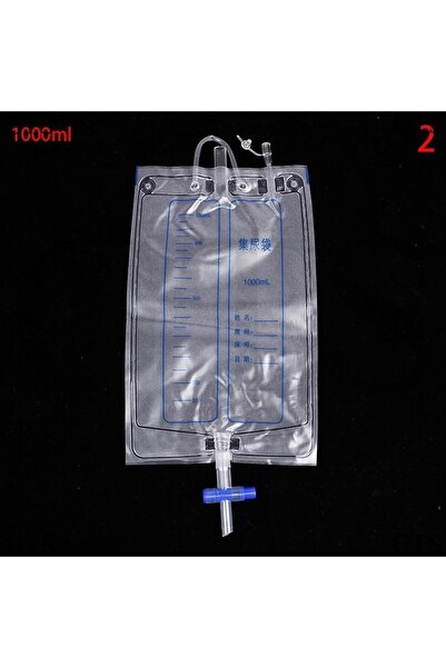 choice2 1000ml Cross Valve 1000/2000ML Urine Collection Bag Drainage Bag Cath...