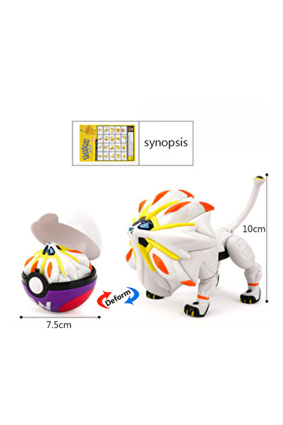 Choice 10 مجسمات شخصيات أنمي بوكيمون، كرات بوكيمون قابلة للتحويل، بيكاتشو، لو...