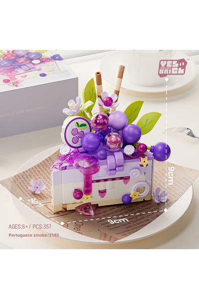 choice2 Grape cake Delicious dessert building blks sweet cake girls group dis...