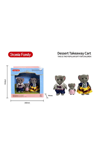 Choice5 H01-14 TINSOL Simulation Forest Bunny Family DIY Game Set Forest Anim...