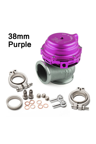 Choice1 بوابة نفايات خارجية عالمية بقطر 38 مم - بنفسجي، مزودة بشفة على شكل حر...