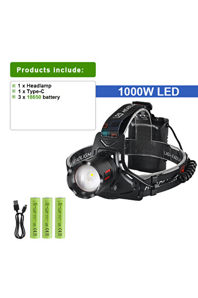 choice2 18650 battery 76000000LM Ultra Powerful LED Headlamp Super Bright Lon...