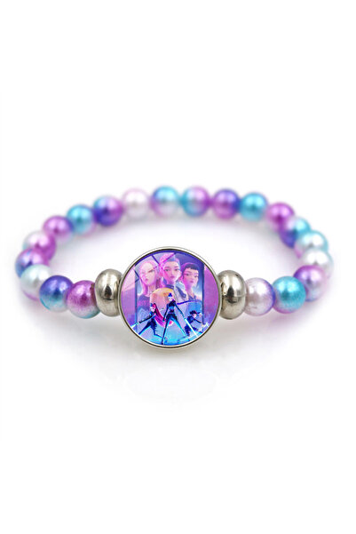 Choice3 طقم سوار وقلادة مستوحى من موضة الكيبوب، مستوحى من صائدي الشياطين، منا...