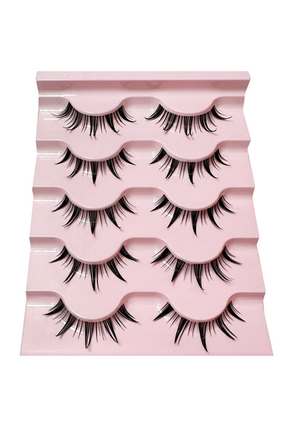 Choice 5PairsSCH New 14/10/7/5Pairs Manga Lashes Natural Eyelashes Soft Cross...