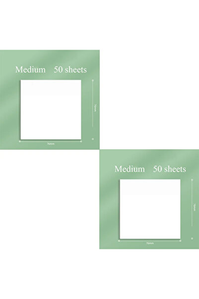 choice2 متوسط ​​- ١٠٠ ورقة، ٥٠ ورقة، دفاتر ملاحظات لاصقة شفافة، دفاتر ملاحظات...