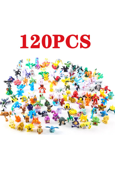 Choice3 120 قطعة من مجسمات بوكيمون، 144 نمطًا، ألعاب شخصيات أنمي، مجسم بيكاتش...