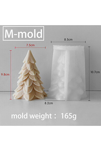 Choice1 قالب سيليكون على شكل شجرة عيد الميلاد، قالب زينة من الجبس والأسمنت، م...