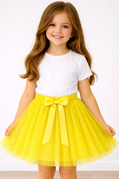 Nacar 23 Nisan 29 Ekim Gösteri Kıyafeti Kız Çocuk Tütü Etekli Şık Etek