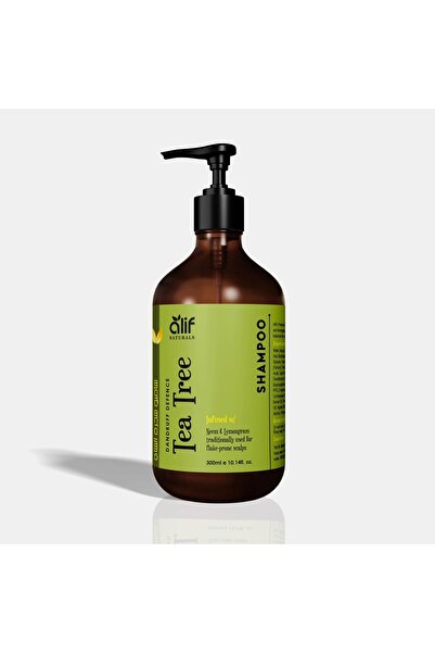 ALIF NATURALS Tea Tree Dandruff Hair Treatment Shampoo – Flake Control, Cooli...