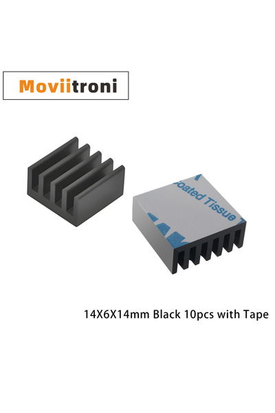Choice3 Type 5 10pcs Aluminum Computer Cooler Radiator Heatsink 14x14x6mm Hea...