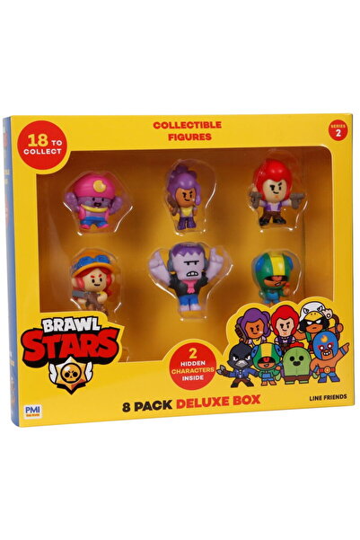 BRAWL STARS Figurine P.M.I. Kids World S2 - pachet de 8 cutii Deluxe, versiun...