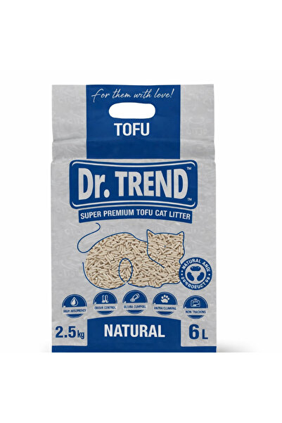 Dr.Trend Hygienic cat litter, Tofu - , 6L/2.5kg -