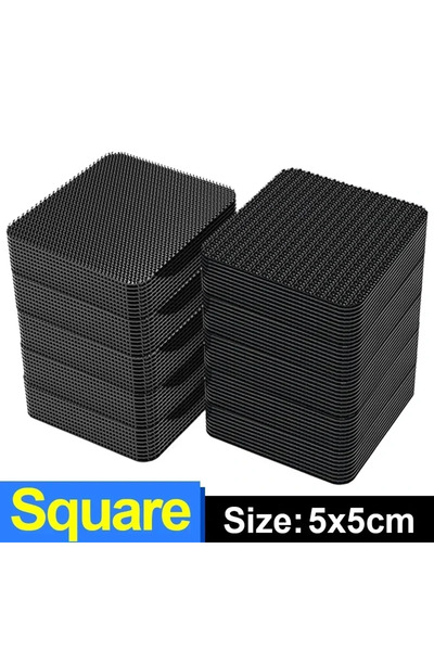 Choice6 100 قطعة (50 زوج) شريط فيلكرو لاصق ذاتي مزدوج الجوانب 5×5 سم لتثبيت ا...