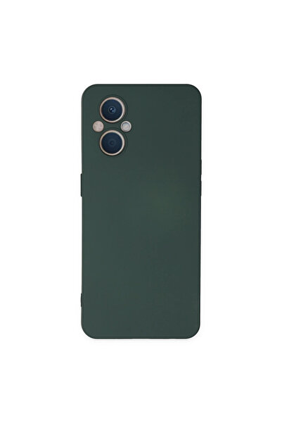 xirshop حافظة رينو 7 لايت من السيليكون المخملي الداخلي - أخضر داكن