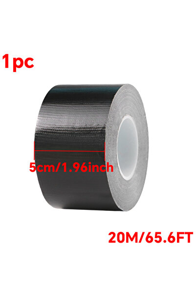 Choice4 black 50mmx20m Duct Tape Heavy Duty Waterproof Silver, Strong Adhesiv...